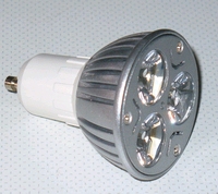 J002 - GU10 3x1 watt Warm wit - grote lichtopbrengst